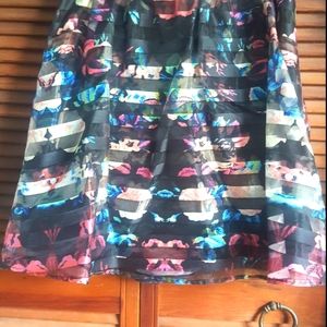 Xhilaration flower print skirt